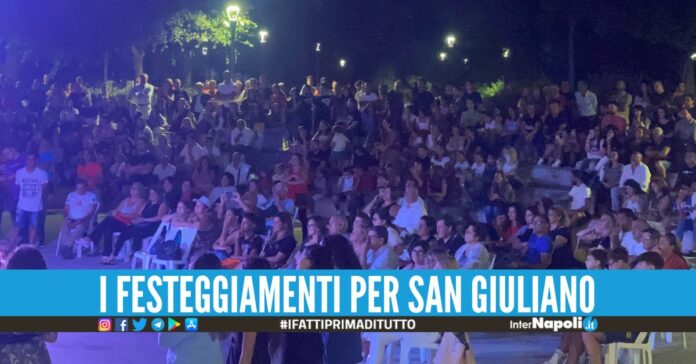 Enzo e Sal riempiono la villa comunale di Giugliano, risate allo spettacolo dei comici di Made in Sud