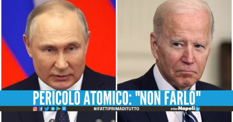 Biden avverte Putin sull'uso di armi nucleari: 