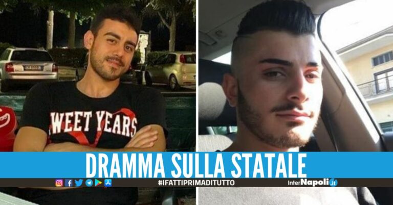 Scontro frontale nel Salernitano, Vittorio e Terenzio muoiono a vent’anni