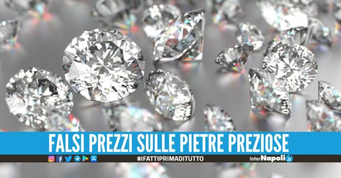 Truffa dei diamanti con la complicità della banca, bruciati 2 milioni dei clienti