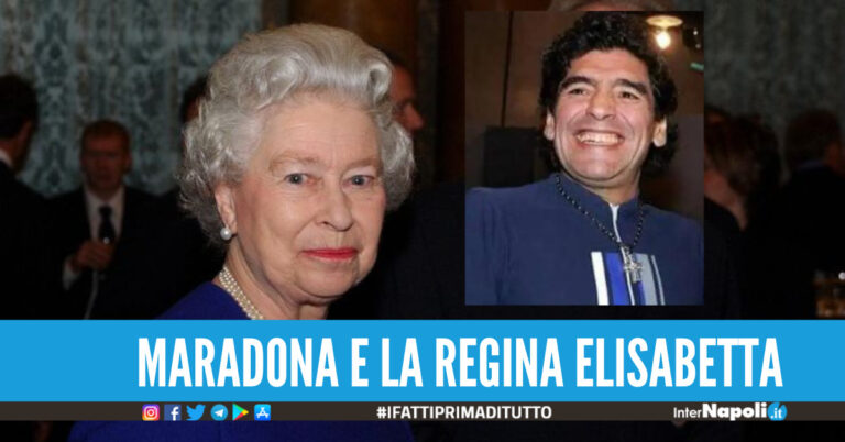 Quando Maradona lavorò per la Regina Elisabetta