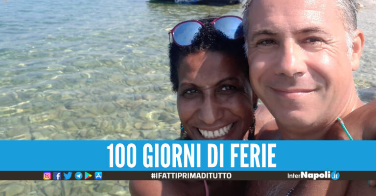 Francesco Battistella e la moglie, foto Facebook