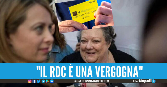 La mamma di Giorgia Meloni contro il RdC Va abolito, è una vergogna