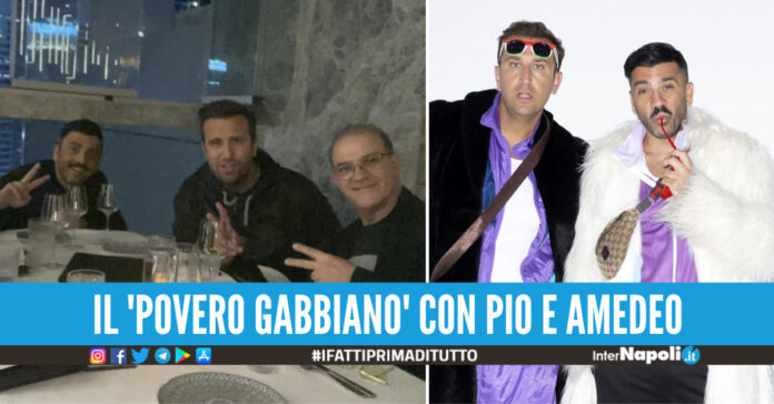 Pio e Amedeo con Gianni Celeste