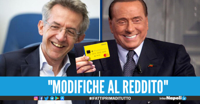 Reddito di Cittadinanza, Manfredi e Berlusconi Non va abolito, ma servono modifiche