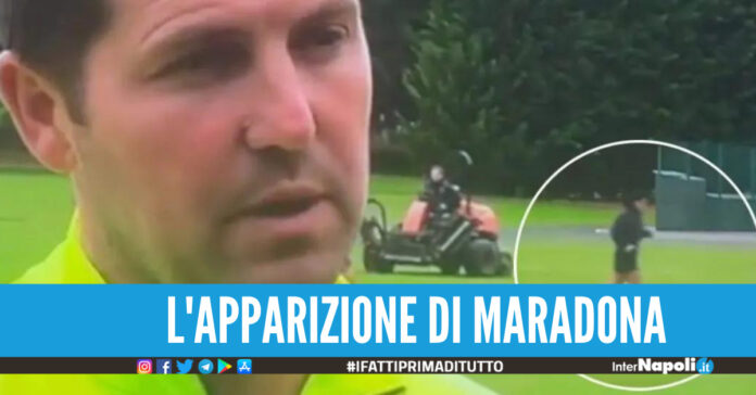 Riappare il fantasma di Maradona, il video diventa virale