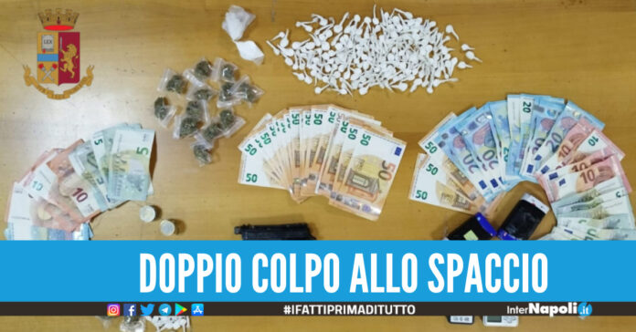 Spaccio senza sosta nell'area Nord di Napoli, doppio blitz a Scampia e Casoria