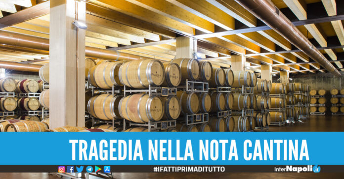 Travolto dai vapori del vino, operaio muore cadendo all’interno della cisterna