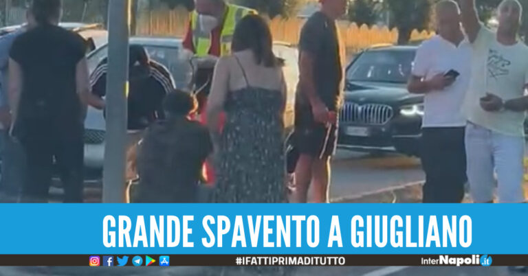 Spavento a Giugliano, ragazza a terra dopo l’investimento nei pressi dello stadio