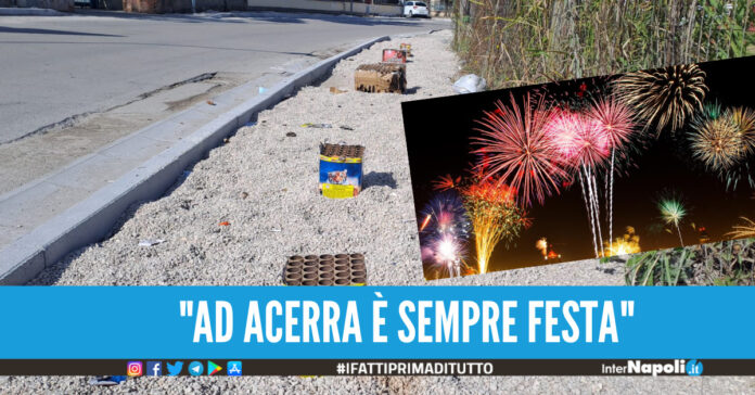 Acerra, batterie di fuochi d'artificio accesi fino a tarda notte Chi deve controllare