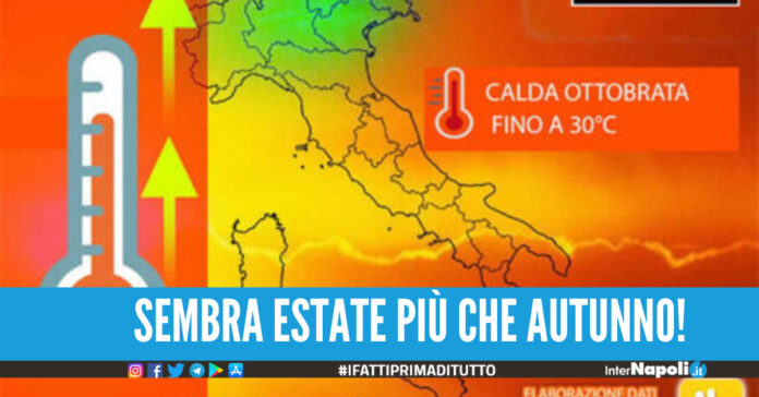 Al Sud temperature sopra i 30 gradi, con l'Ottobrata tornano le temperature estive