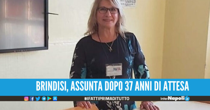 brindisi:invia la domanda nel 1985 viene assunta 37 anni dopo