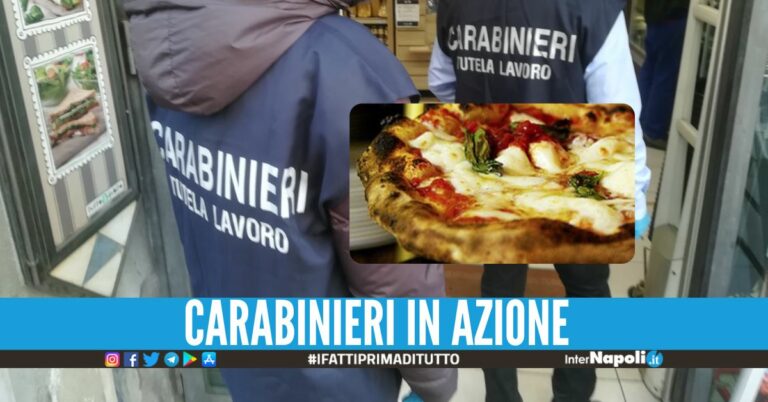 Pizzeria e pub controllate a Varcaturo, scoperti lavoratori in 'nero'