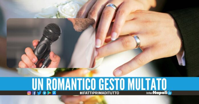 Serenata 'amara' per la sposa, scatta la multa salata per il futuro marito