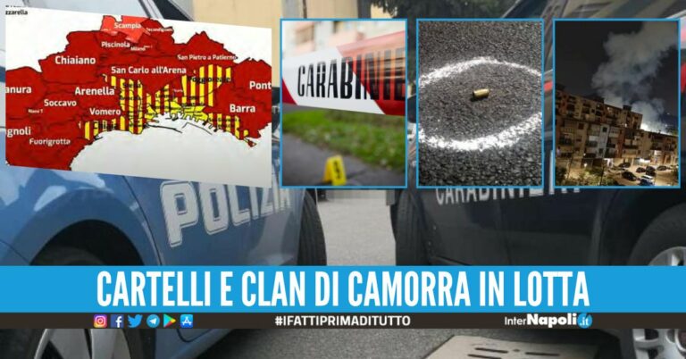 Quattro faide infiammano i quartieri di Napoli tra omicidi, agguati e stese