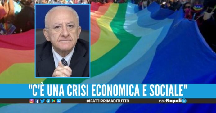 Marcia per la pace in Campania, De Luca: 