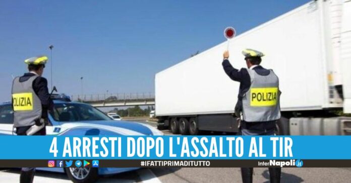 Tentano il furto del carico milionario, sgominata la banda di Napoli