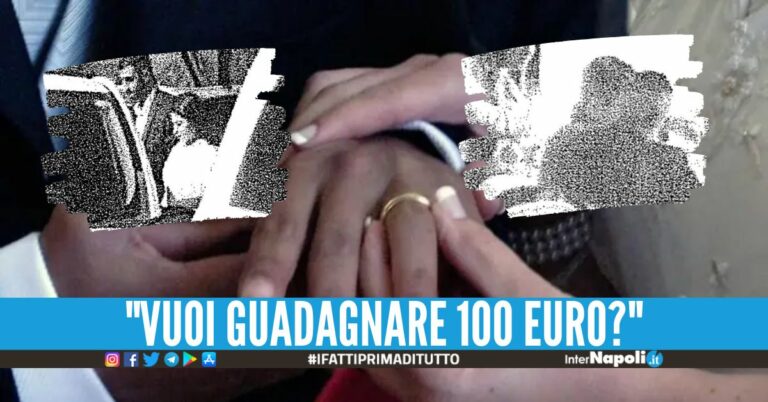 Finte spose a Napoli, 100 euro per le nozze con uno sconosciuto intercettazioni