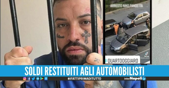 L'arresto di Niko Pandetta finisce sui social, video pubblicato su Tiktok