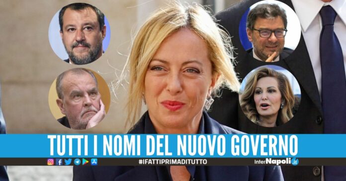 Domani giura il Governo Meloni, presentata la lista dei ministri lista