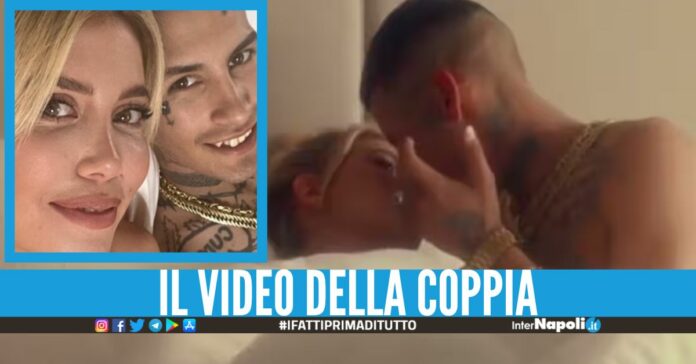 Wanda Nara fotografata a letto con il rapper: 