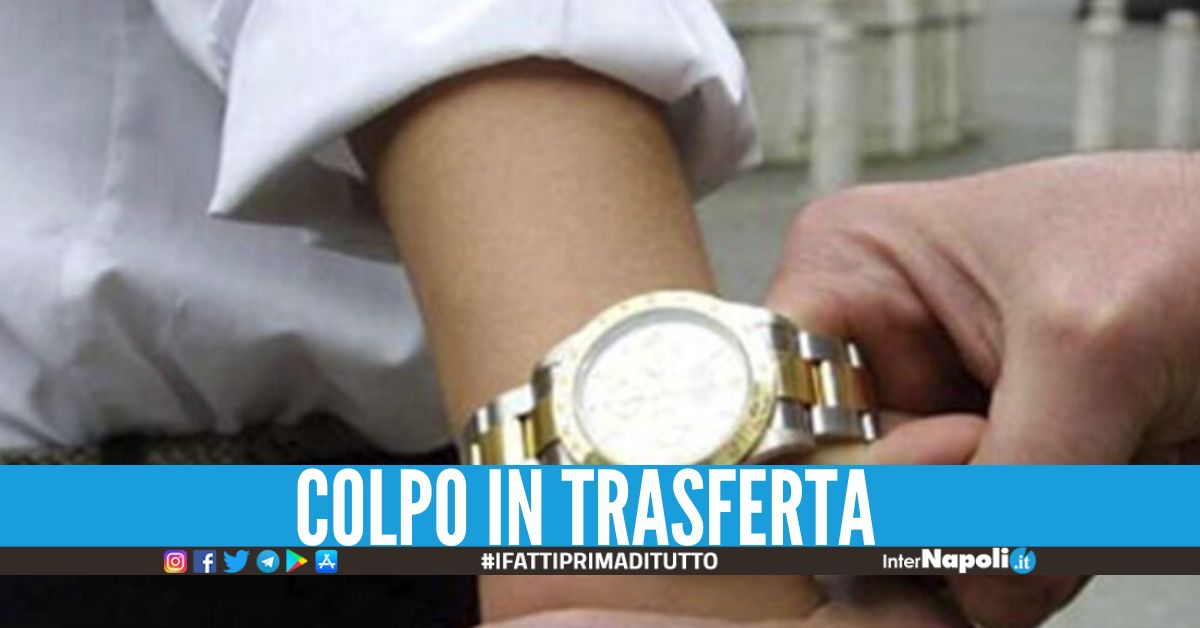 Rapinarono un orologio da 120mila euro, catturati in casa a Napoli