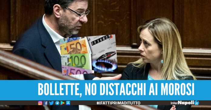 No stacchi ai morosi delle bollette e bonus sociale per tutti, le prime mosse economiche del Governo Meloni
