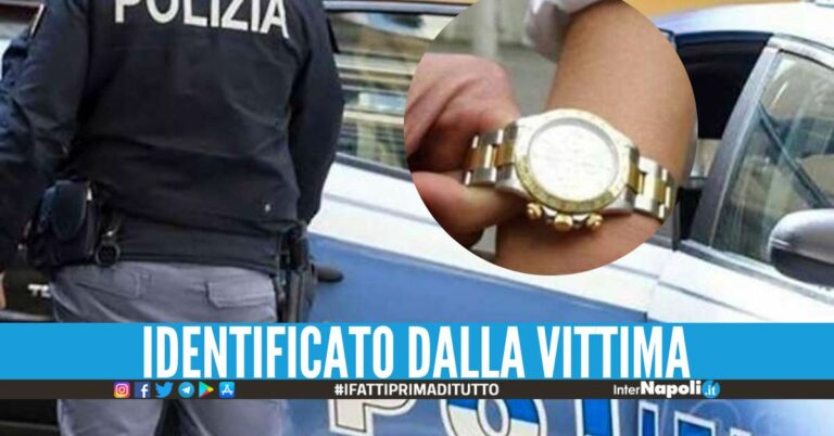 Scippa il Rolex da 6mila euro al turista, 29enne preso a Napoli