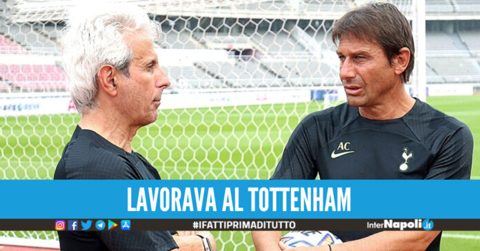 Giampiero Ventrone e Antonio Conte al Tottenham