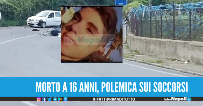 Gragnano e Castellammare piangono Catello, il 16enne morto in un grave incidente Era ancora vivo quando è arrivato il 118