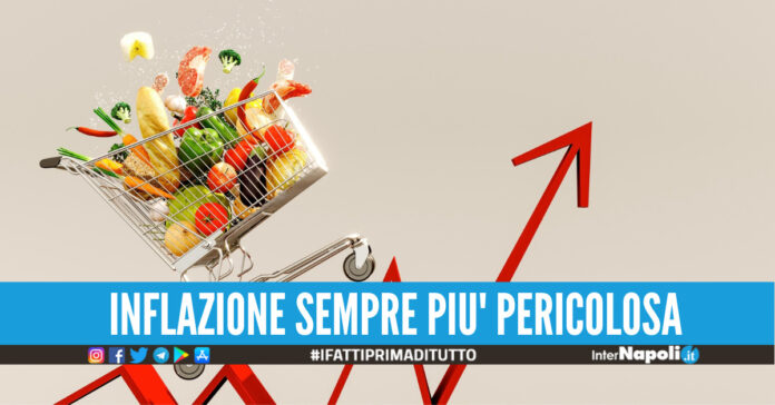 L'Istat medinte i suoi calcoli conferma un aumento del tasso d'inflazione