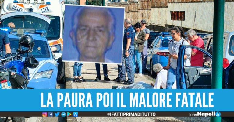 Lacrime a Napoli per Antonio, l'82enne morto per un malore dopo lo scippo del borsello