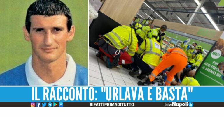L’ex giocatore del Napoli disarma l’aggressore al centro commerciale: “Non sono un eroe”