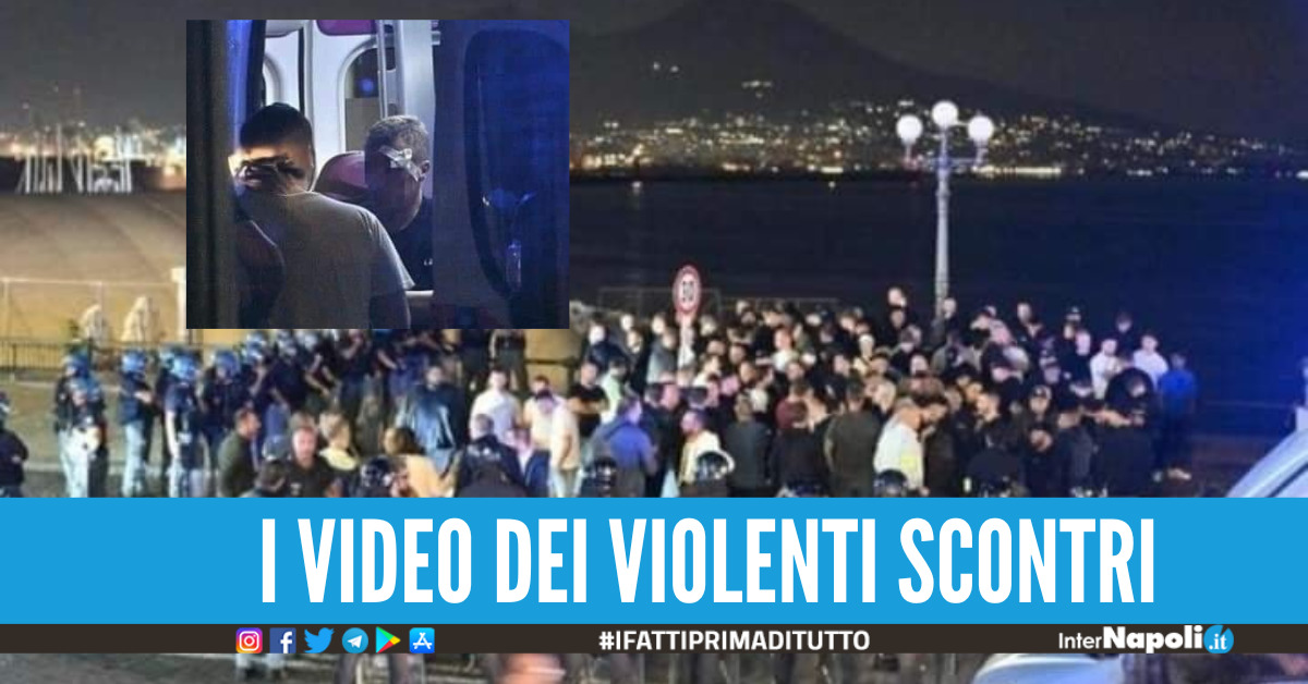 Napoli-Ajax, notte di scontri e risse fra tifosi 5 feriti il video dei tafferugli in città