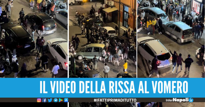 Notte di paura al Vomero, mega rissa con coltelli all'esterno del cinema