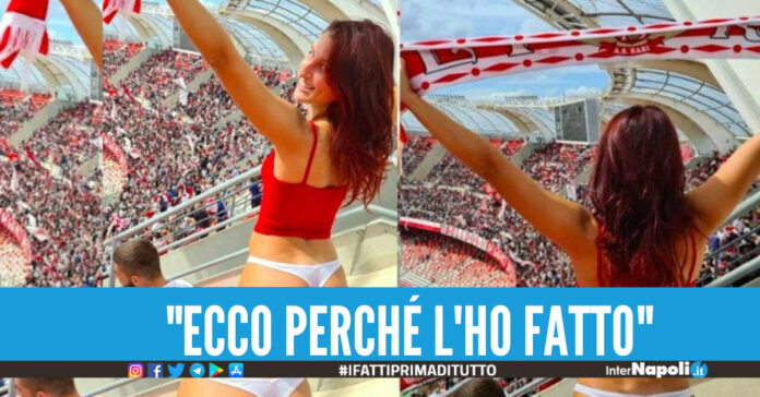 Parla la tifosa in perizoma allo stadio Mi sento libera di mostrare il mio corpo