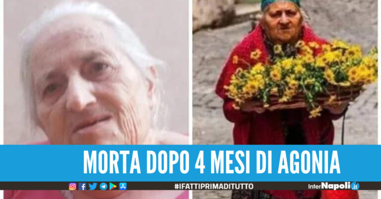 Picchiata da un rapinatore in provincia di Napoli, Nunziatina muore dopo 4 mesi in ospedale