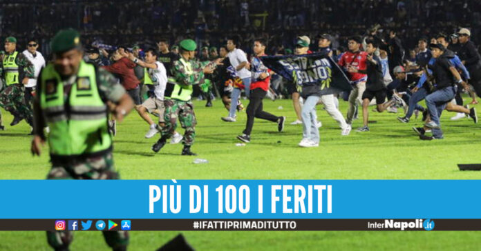 Scontri in Indonesia, foto ANSA