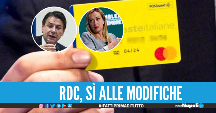 Sì alle modifiche al Reddito di Cittadinanza, anche Conte ora è favorevole