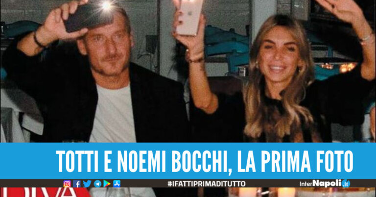 Francesco Totti e Noemi Bocchi non si nascondono più, prima foto insieme al ristorante