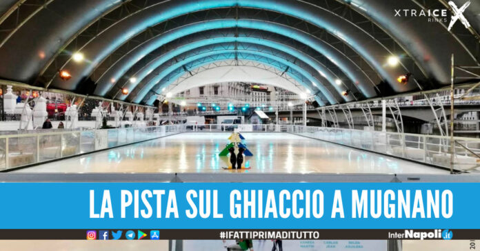 Tutto pronto per 'Mugnano sul ghiaccio', il 21 ottobre l'inaugurazione della pista di pattinaggio