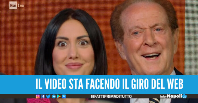 [Video]. Memo Remigi palpeggia Jessica Morlacchi, cacciato dalla trasmissione di Rai 1