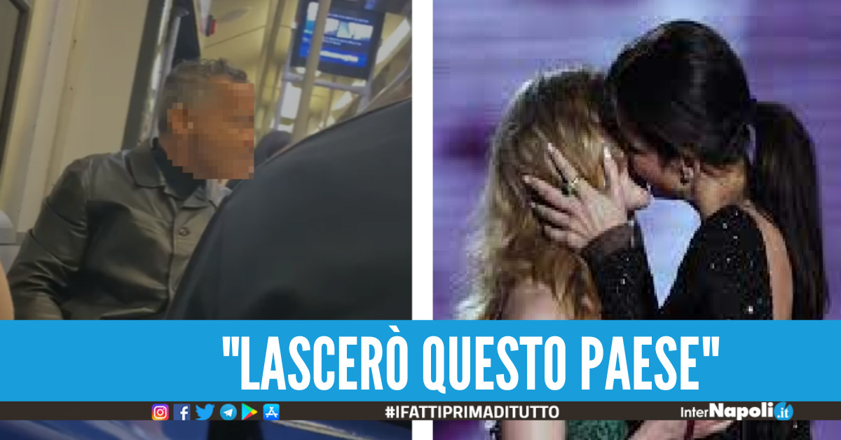 [Video]. Ragazze si baciano in metro a Napoli, insultate da un passeggero Facite avutà 'o stomaco