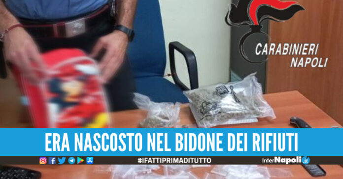 Zaino droga, foto carabinieri