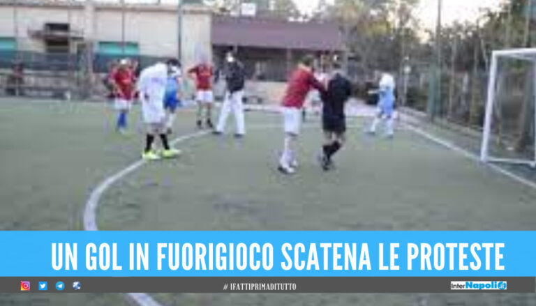 Gol in fuorigioco, rissa a Qualiano: ci sono dei denunciati