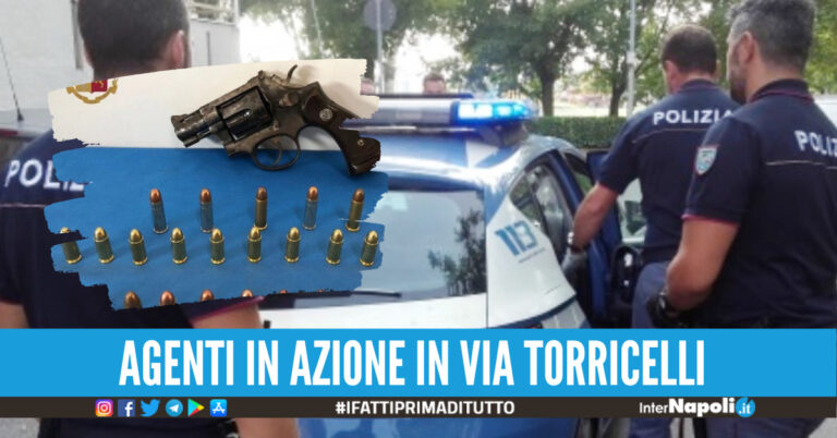 Blitz a Pianura, pistola e proiettili trovati nel ‘feudo’ del clan