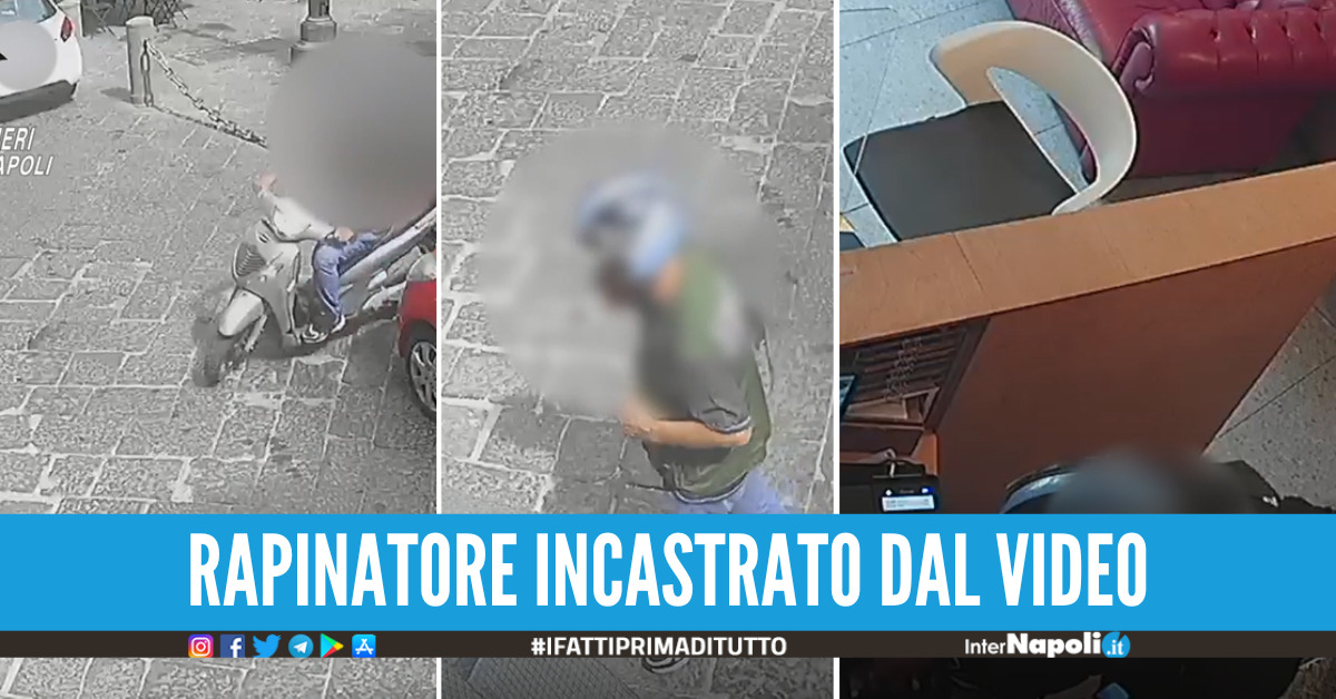 Napoli Rapina Allostello Con Uno Scooter Rubato In Manette Per Euro