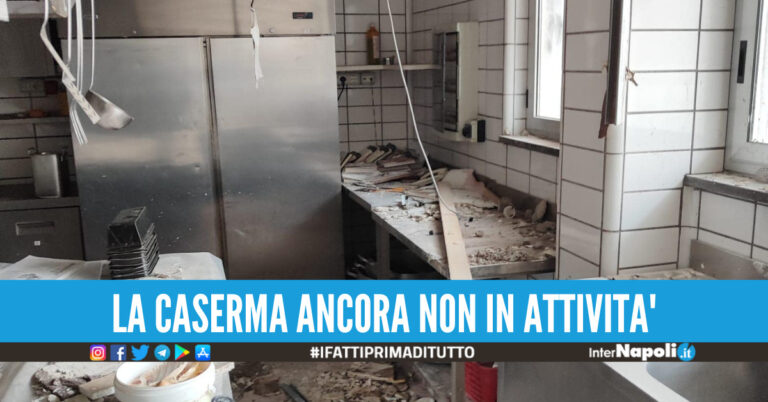 Vergogna a Sant’Antimo, vandalizzata la nuova Caserma dei Carabinieri