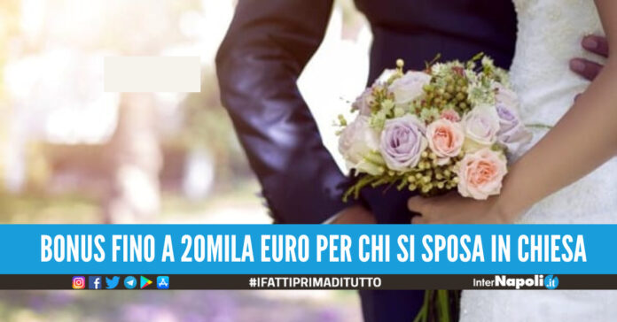 bonus per chi si sposerà in chiesa