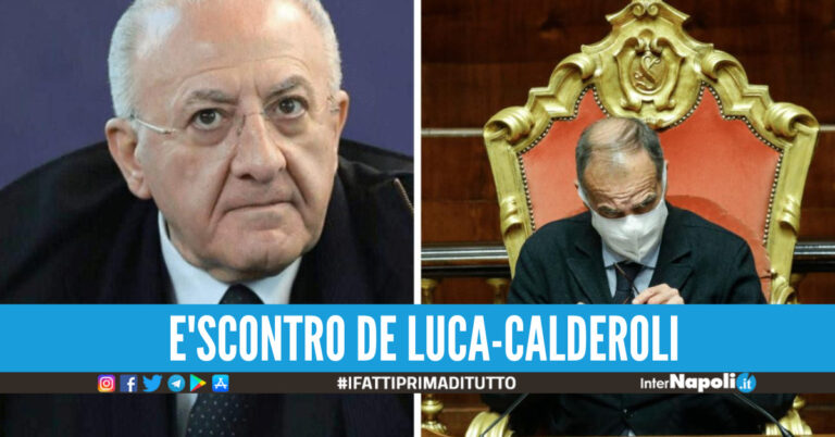 “Condanna a morte per il Sud, va ritirato”, De Luca attacca Calderoli sul DDL Autonomia Differenziata